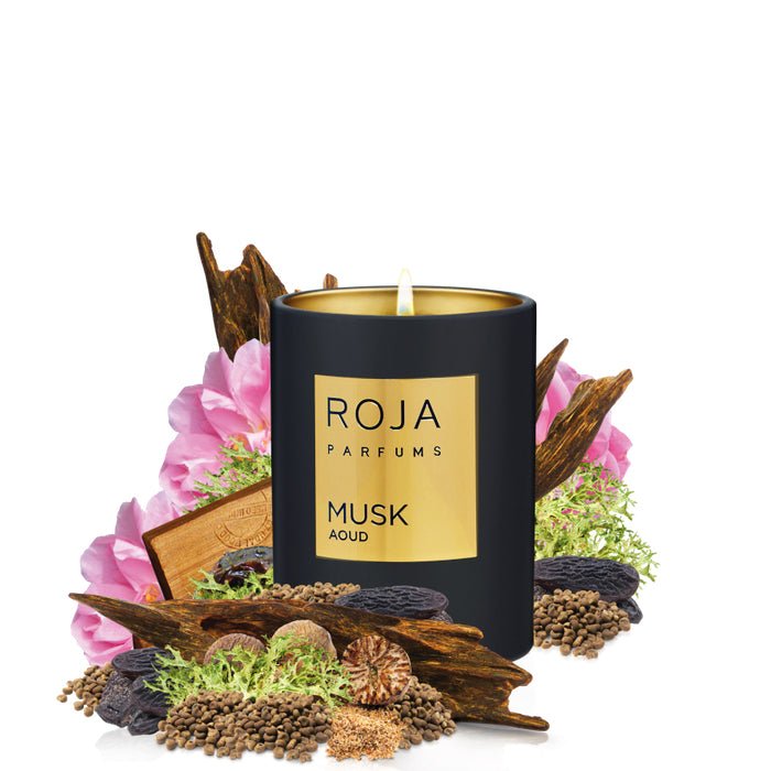 musk aoud - duftkerze 300 g - PUA PUA